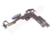 cable flex premium con conector de carga lightning azul para iPhone 14, a2882. Calidad PREMIUM